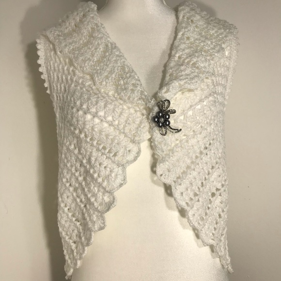 Top white crochet - Picture 5 of 11